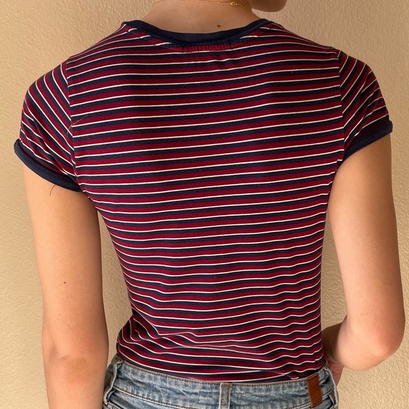 Forever 21 Striped Ringer Tee - Picture 3 of 3